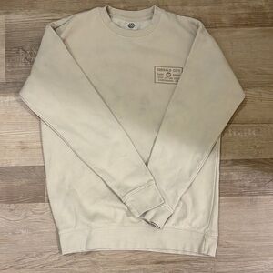 Emerald Men's Beige Crewneck Sweater